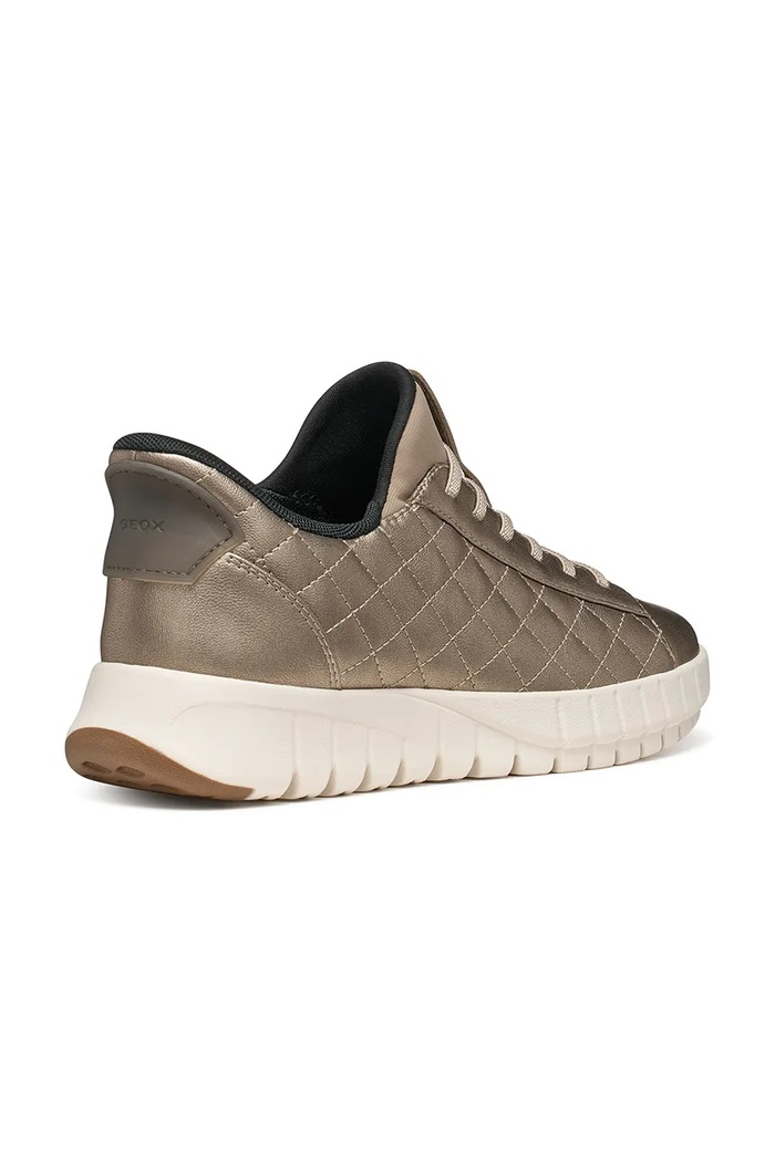 Boty Geox D FLEXTRIDE PLUS sneakers boty dámské D667SB000NFC5004 zlatá