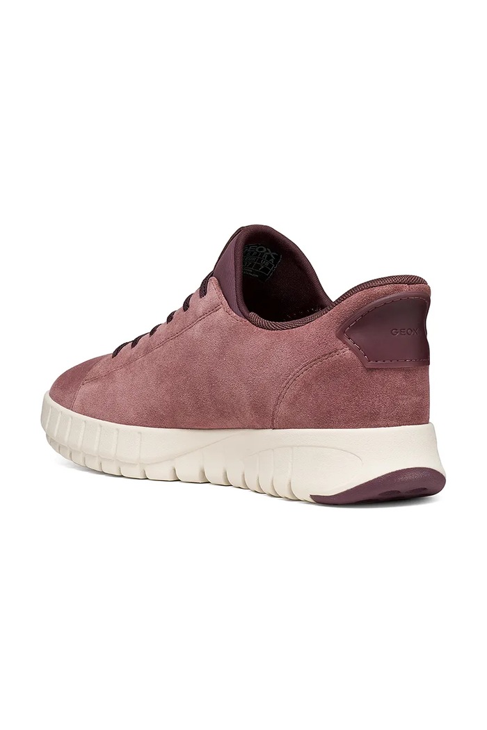 Geox D FLEXTRIDE PLUS sneakers boty dámské semišové růžová D657SC00022C8014