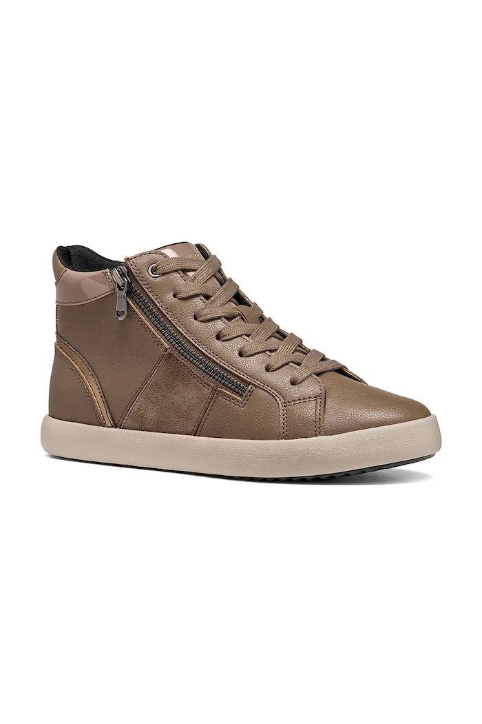 Boty Geox D BLOMIEE sneakers boty dámské D366HD05422C6029 hnědá