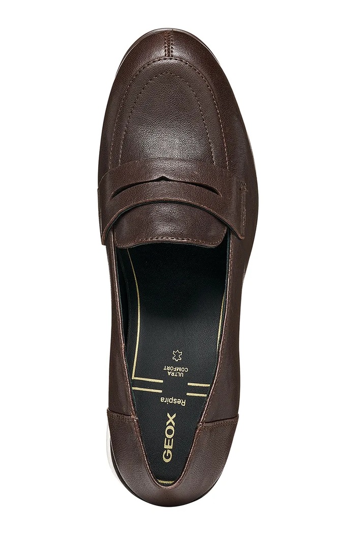 Γόβες δερμάτινες D WALK PLEASURE 55T Geox καφέ D680VA000LMC6006