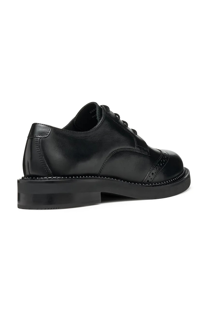 Παπούτσια Geox Oxford γυναικεία δερμάτινα D SERILDA D56WYD00043C9999 μαύρο