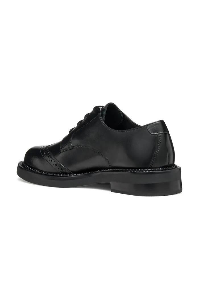 Oxford γυναικεία δερμάτινα D SERILDA Geox D56WYD00043C9999 μαύρο