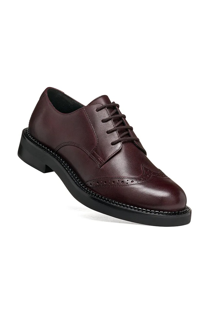 Geox Oxford γυναικεία δερμάτινα D SERILDA D56WYD00043C7357 μπορντό AW26