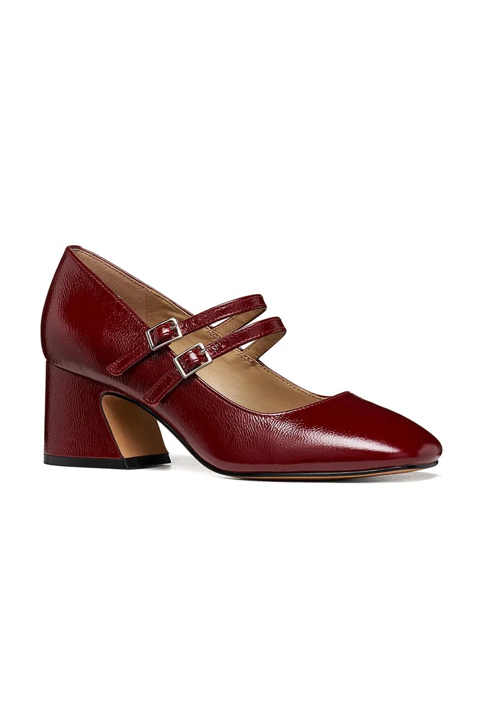 Geox Cipele s potpeticom od kože D KALIDINE D680ZA00067C7357 bordo AW26
