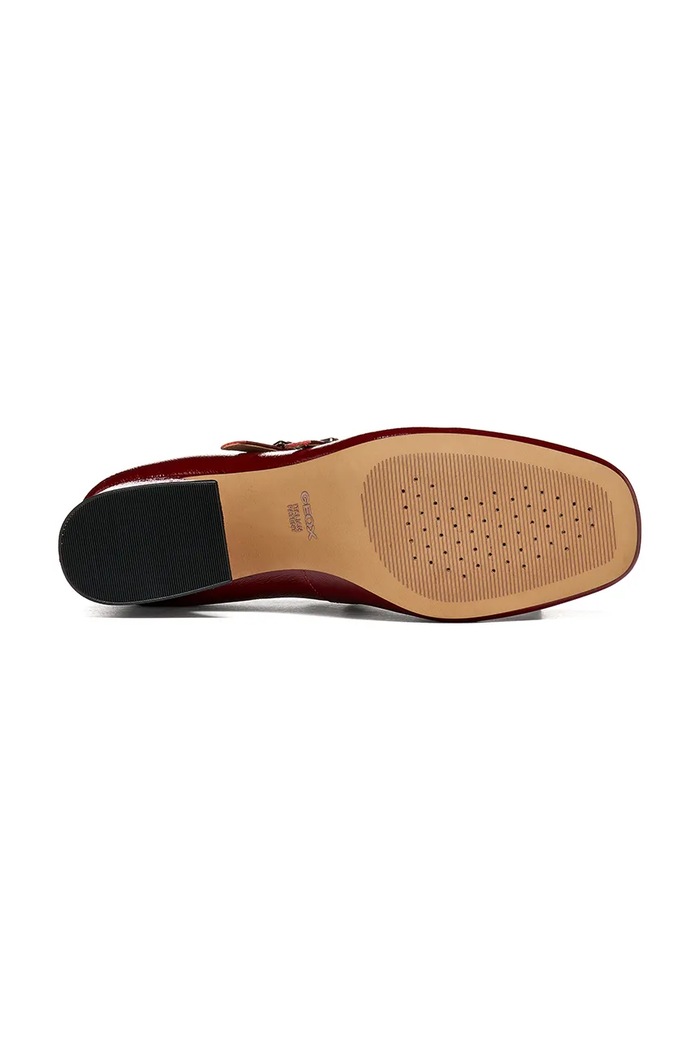 Cipele s potpeticom od kože D KALIDINE Geox bordo D680ZA00067C7357