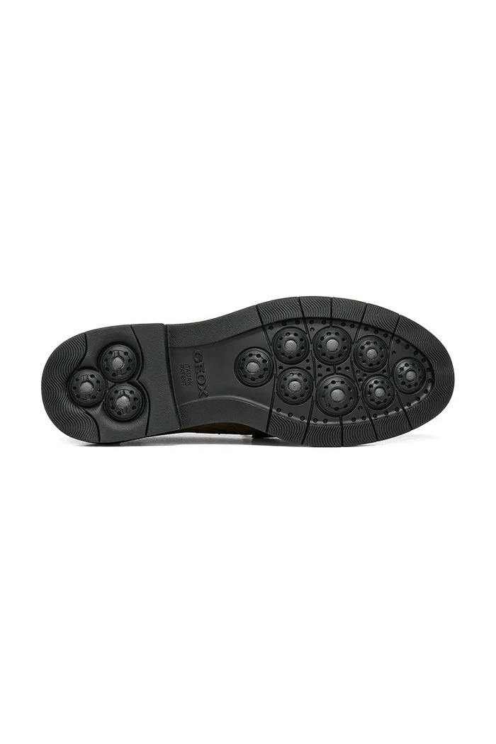 Geox loaferji ženski semišasti D SPHERICA EC1 B D65DKB00022C3009 zelena