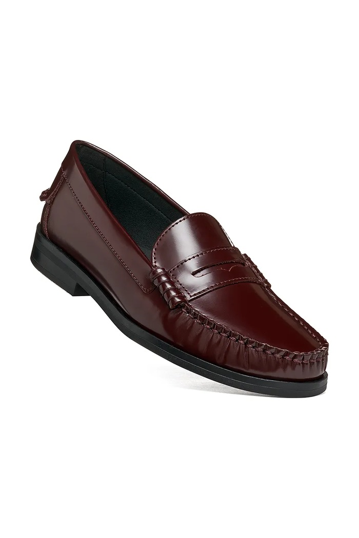 Geox loaferji ženski usnjeni D NOEMEN D680XA00038C7011 bordo AW26
