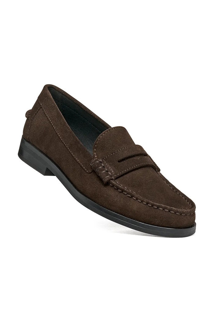 Geox loaferji ženski semišasti D NOEMEN D680XA00022C6005 rjava AW26