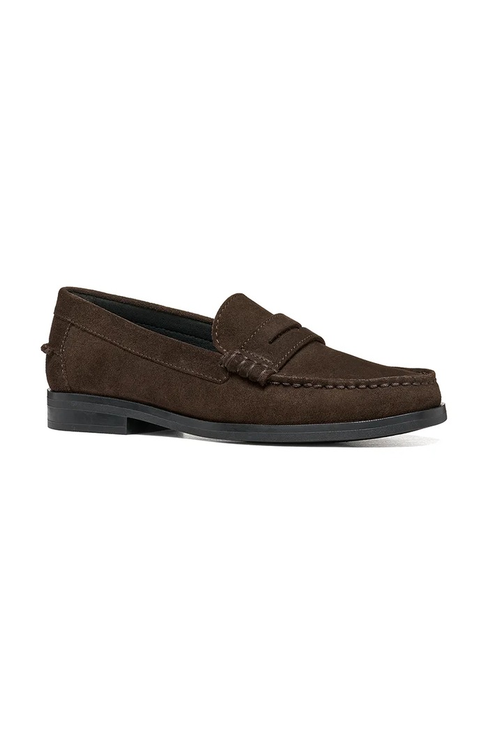Obutev Geox loaferji ženski semišasti D NOEMEN D680XA00022C6005 rjava