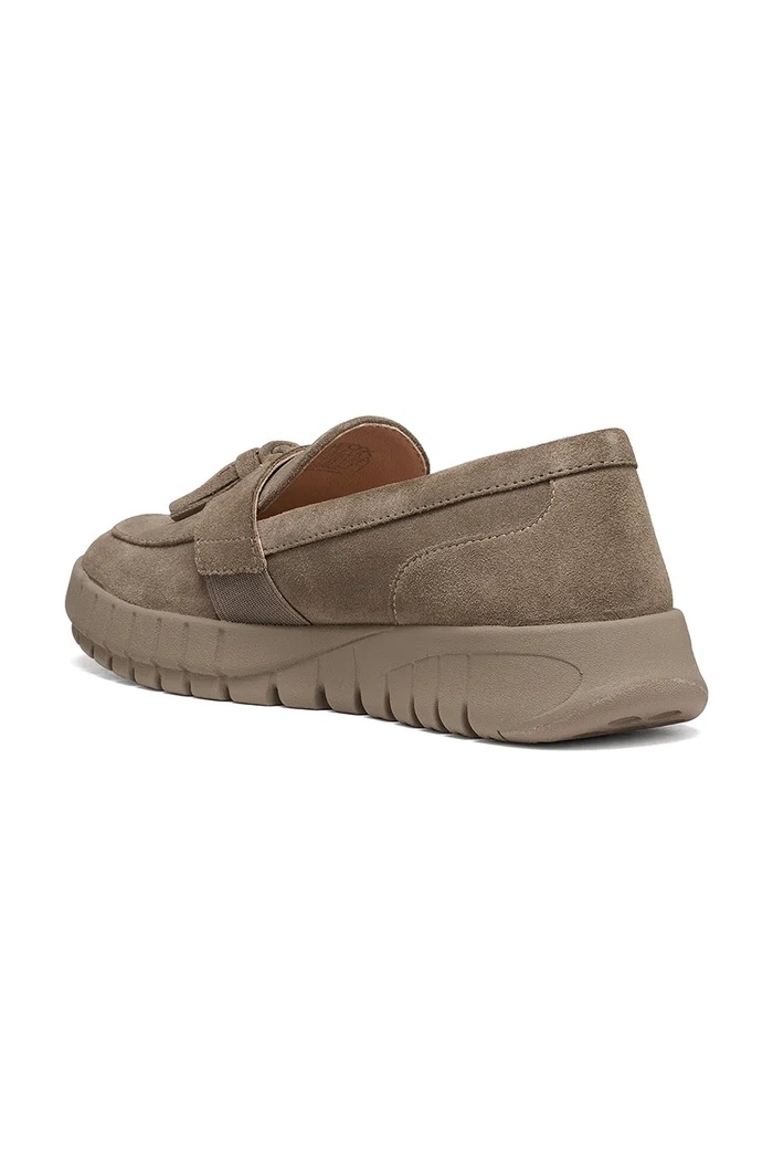 Geox loafery dámske semišové D FLEXTRIDE béžová D669AB00022C1018