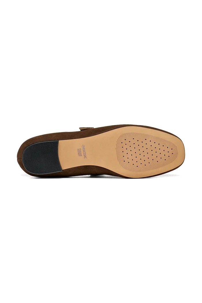 Geox balerinke od brušene kože D AZLEA D680YC00021C6006 smeđa