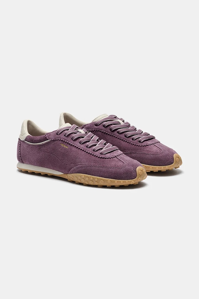 Hoff BRIDGE FL AUBERGINE sneakersy damskie zamszowe 22661426 fioletowy AW26