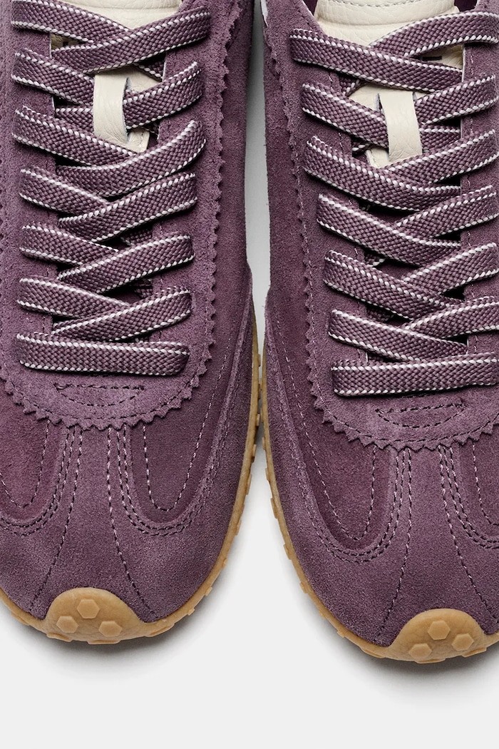 Obuwie Hoff BRIDGE FL AUBERGINE sneakersy damskie zamszowe 22661426 fioletowy