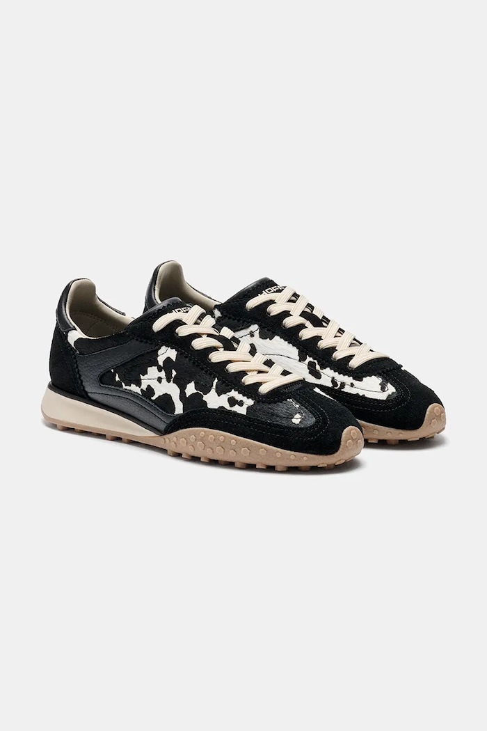 Hoff BRIDGE MKII PRINT BLACK маратонки дамски от кожа 22659413 черен AW26