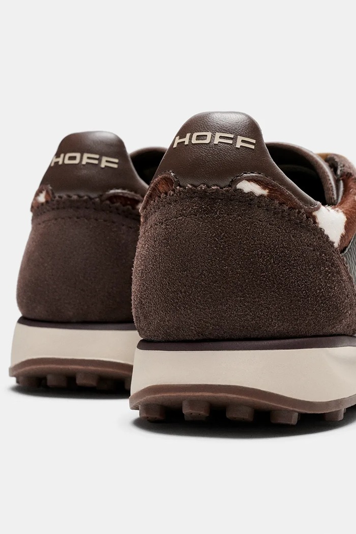 Hoff BRIDGE MKII PRINT BROWN sneakers da donna marrone 22659412