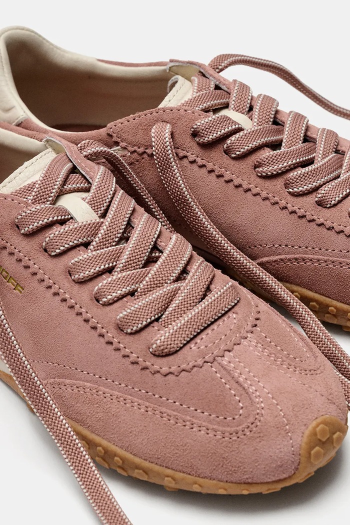 Παπούτσια Hoff BRIDGE FL BROWN sneakers γυναικεία σουέτ 22661418 ροζ