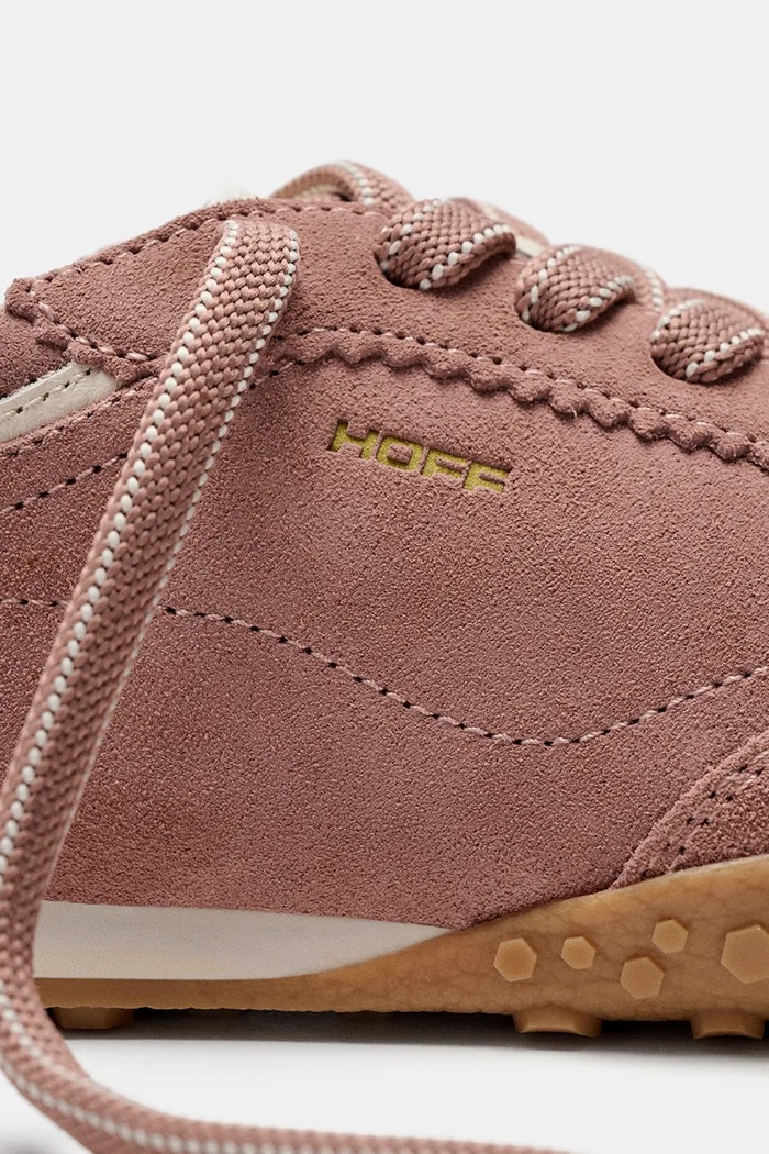 Hoff BRIDGE FL BROWN sneakers γυναικεία σουέτ ροζ 22661418