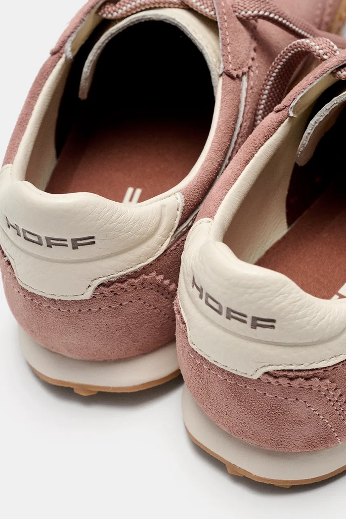 Hoff BRIDGE FL BROWN sneakers γυναικεία σουέτ 22661418 ροζ