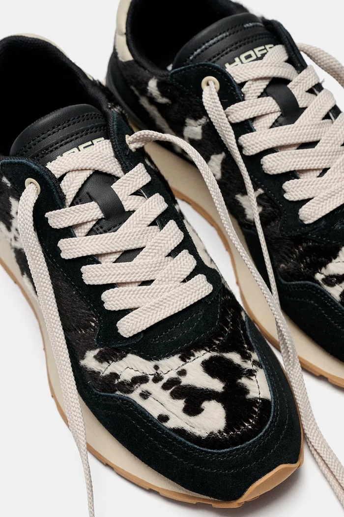 Παπούτσια Hoff CITY PRINT BLACK sneakers γυναικεία σουέτ 22602426 μαύρο