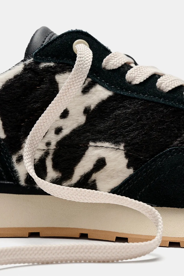 Hoff CITY PRINT BLACK sneakers γυναικεία σουέτ μαύρο 22602426