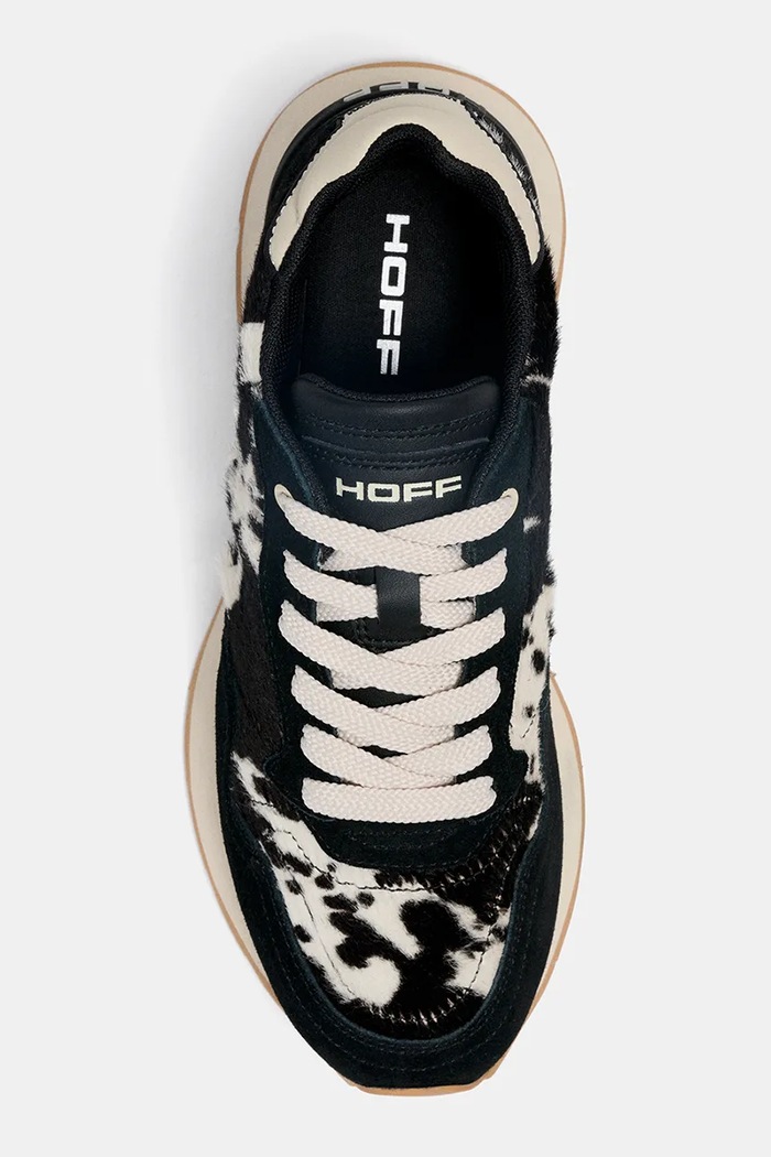 Hoff CITY PRINT BLACK sneakers γυναικεία σουέτ 22602426