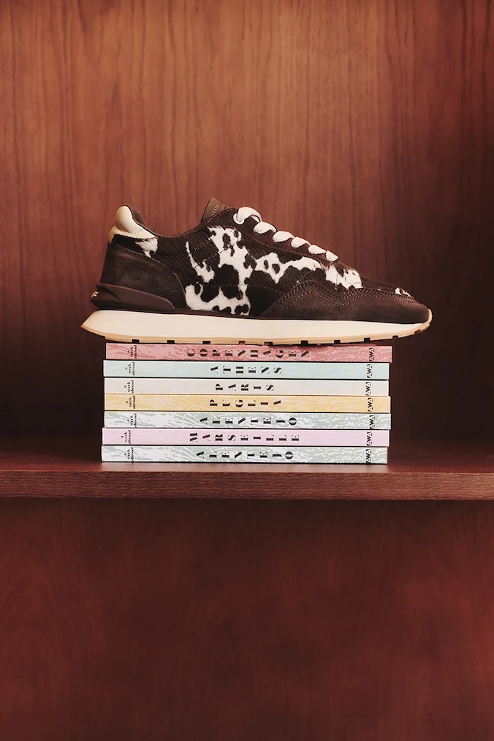 Hoff CITY PRINT BROWN sneakers γυναικεία σουέτ 22602425