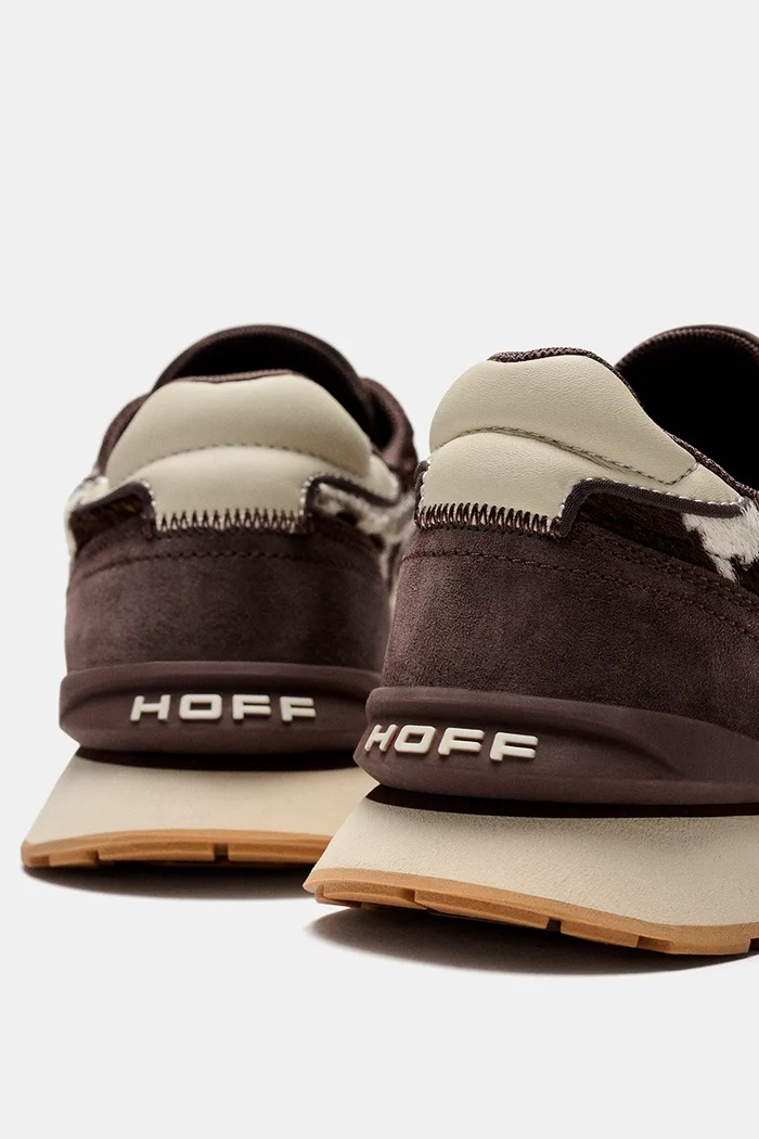 Hoff CITY PRINT BROWN sneakers γυναικεία σουέτ 22602425 καφέ