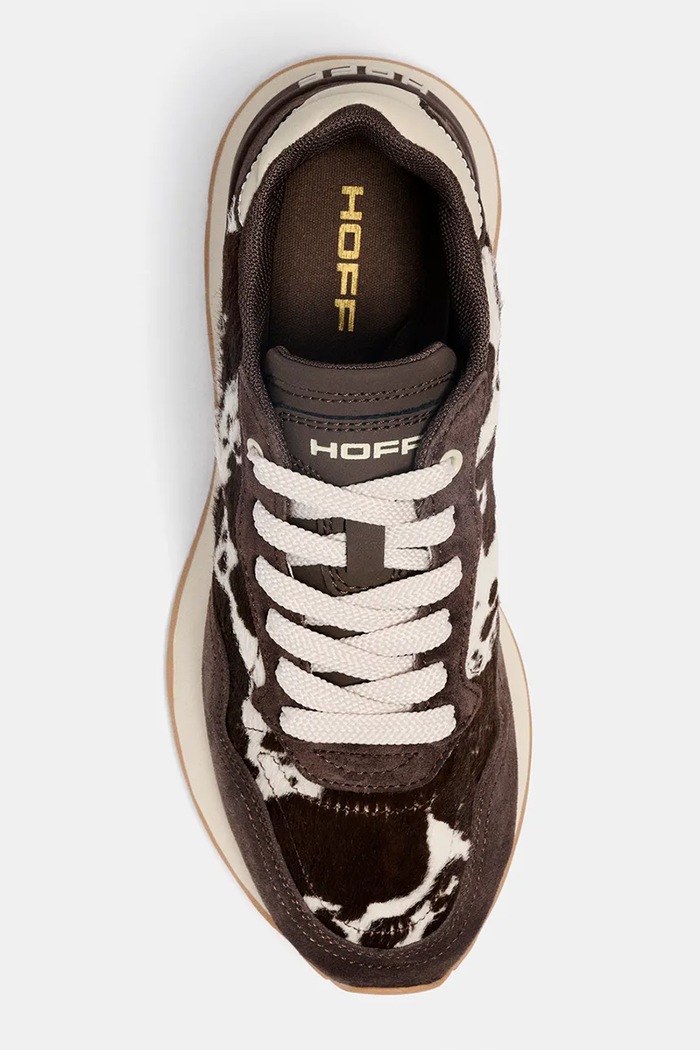 Hoff CITY PRINT BROWN sneakers γυναικεία σουέτ 22602425