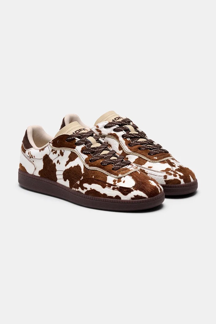 Hoff PARK PRINT BROWN маратонки дамски от кожа 22619410 кафяв AW26