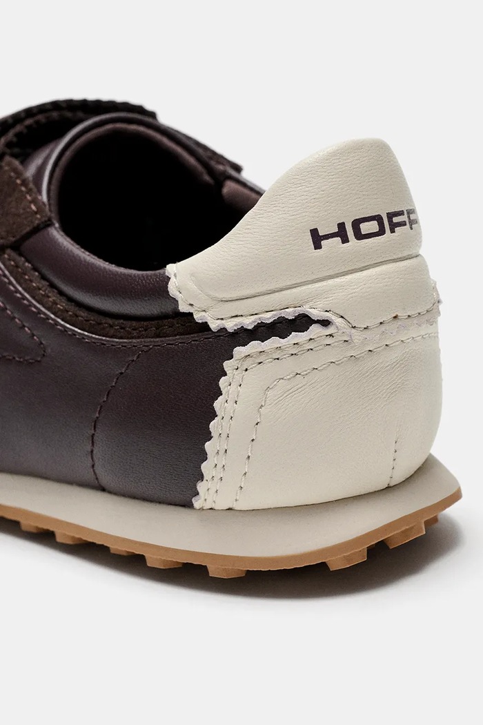 Hoff BRIDGE VELCROS CHOCOLATE маратонки дамски от кожа 22661415 кафяв