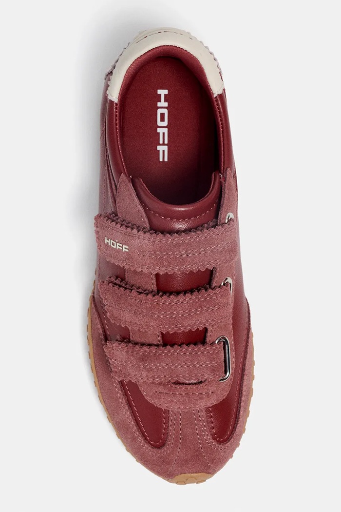 Hoff BRIDGE VELCROS CLAY sneakersy damskie skórzane 22661413