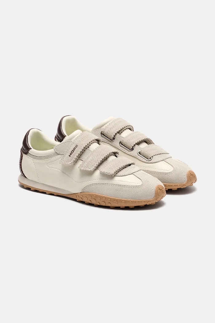 Hoff BRIDGE VELCROS BEIGE sneakers dámske kožené 22661411 béžová AW26