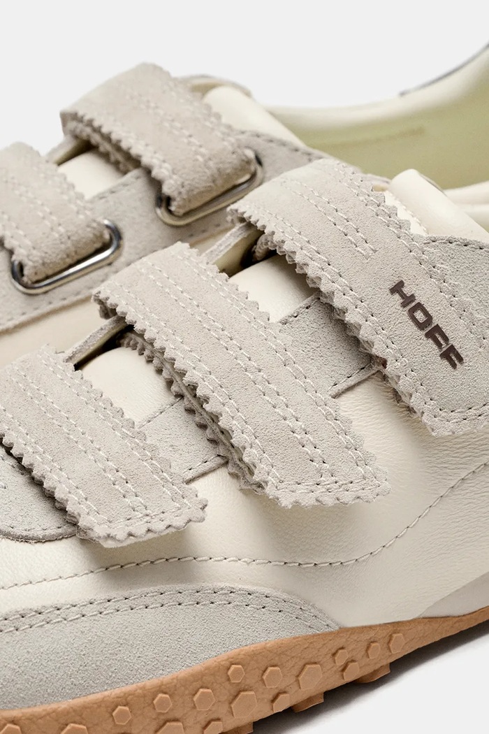 Hoff BRIDGE VELCROS BEIGE sneakers dámske kožené béžová 22661411