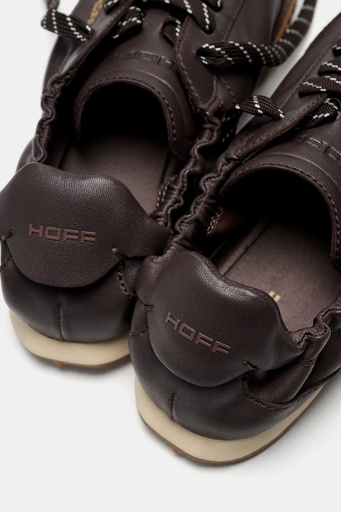 Hoff BRIDGE NAPPA CHOCOLATE sneakers γυναικεία δερμάτινα καφέ 22661410
