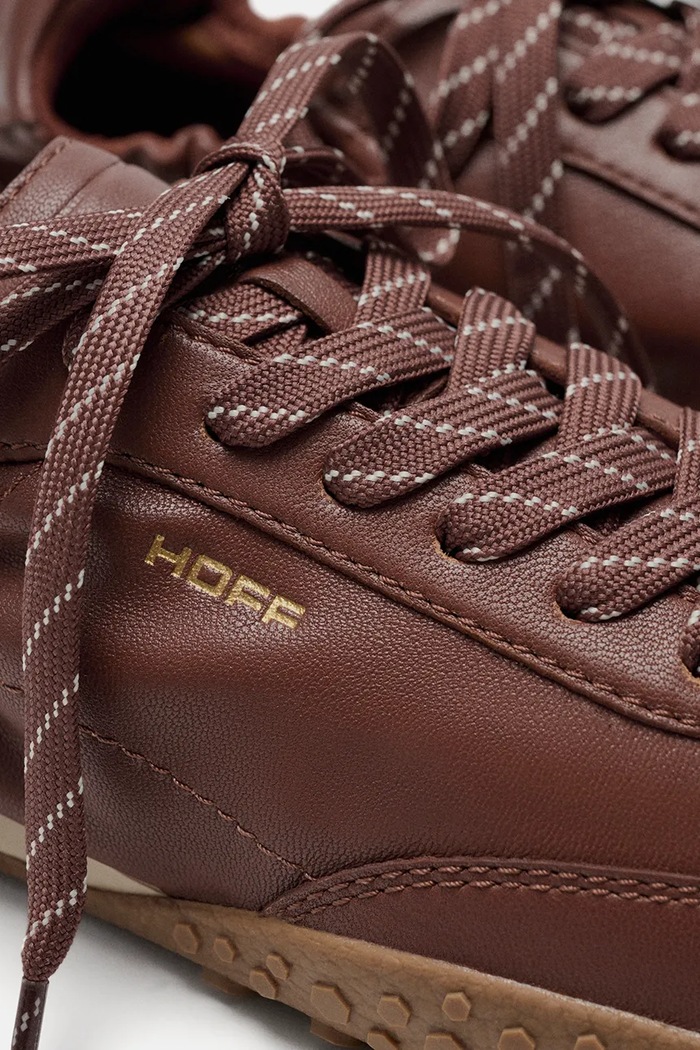 Hoff BRIDGE NAPPA TAN sneakers γυναικεία δερμάτινα καφέ 22661407