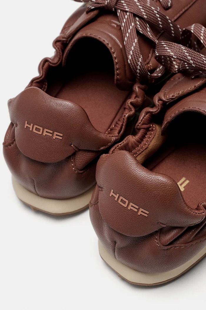 Hoff BRIDGE NAPPA TAN sneakers γυναικεία δερμάτινα 22661407 καφέ