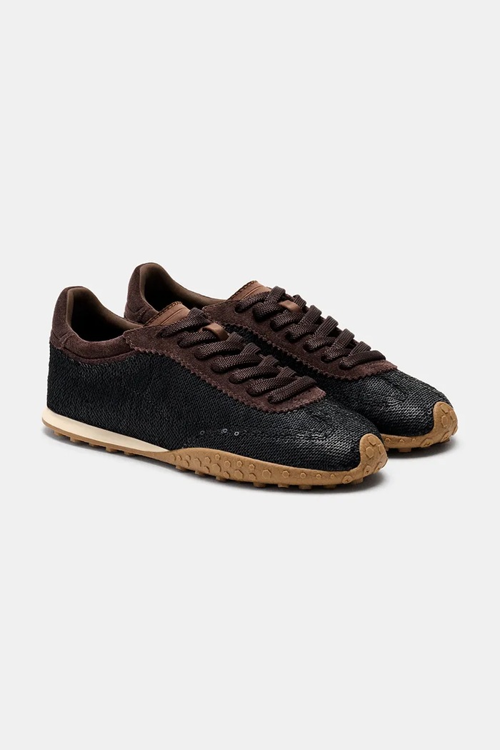 Hoff BRIDGE SEQUINS CHOCOLATE sneakersy damskie 22661010 brązowy AW26