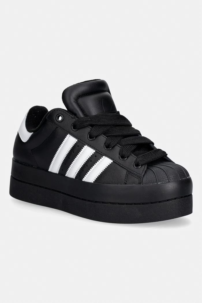 adidas Originals Superstar Stack sneakers boty dámské kožené černá KK2591