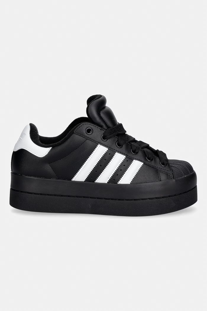 adidas Originals Superstar Stack sneakers boty dámské kožené KK2591 černá AW26