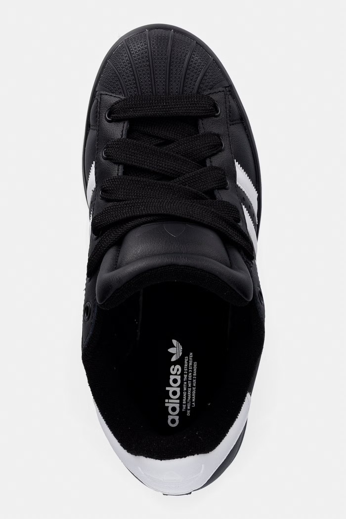 adidas Originals Superstar Stack sneakers boty dámské kožené černá KK2591
