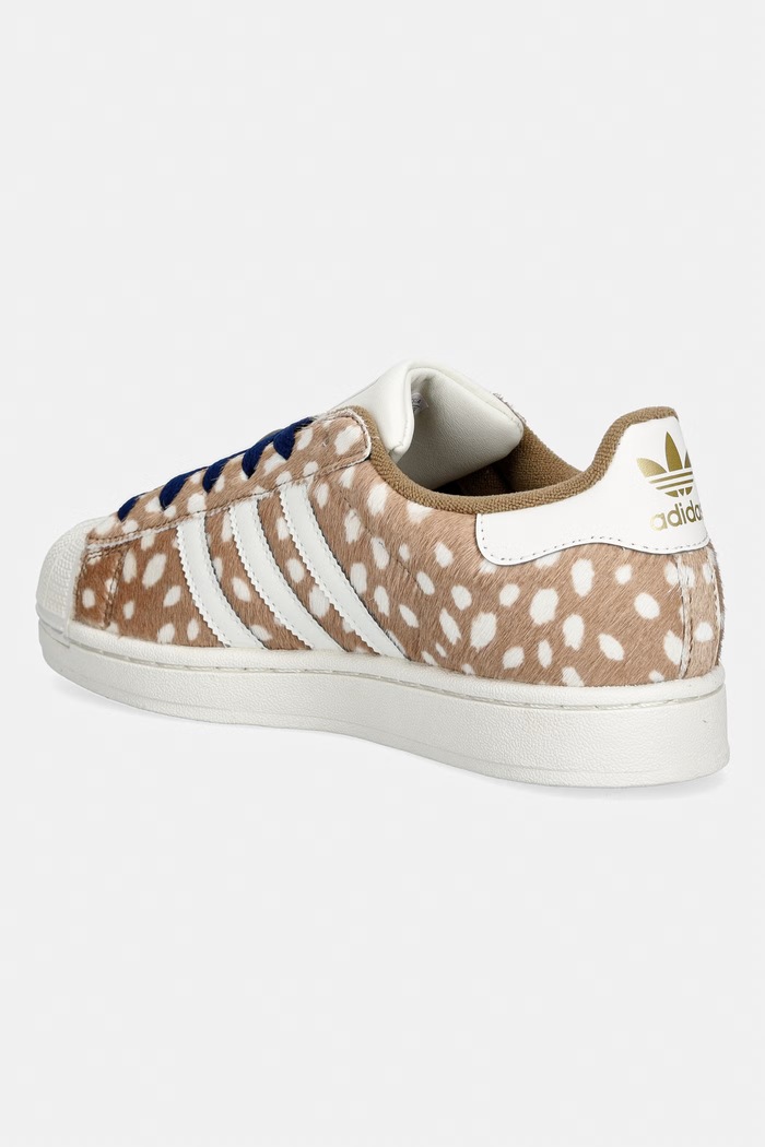 Obutev adidas Originals Superstar II superge ženske KJ4642 rjava