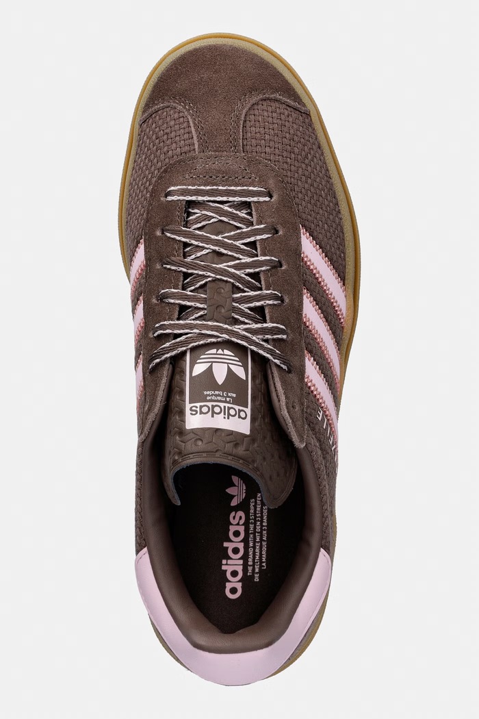 adidas Originals Gazelle Bold tenisice za žene od kože smeđa KI7225
