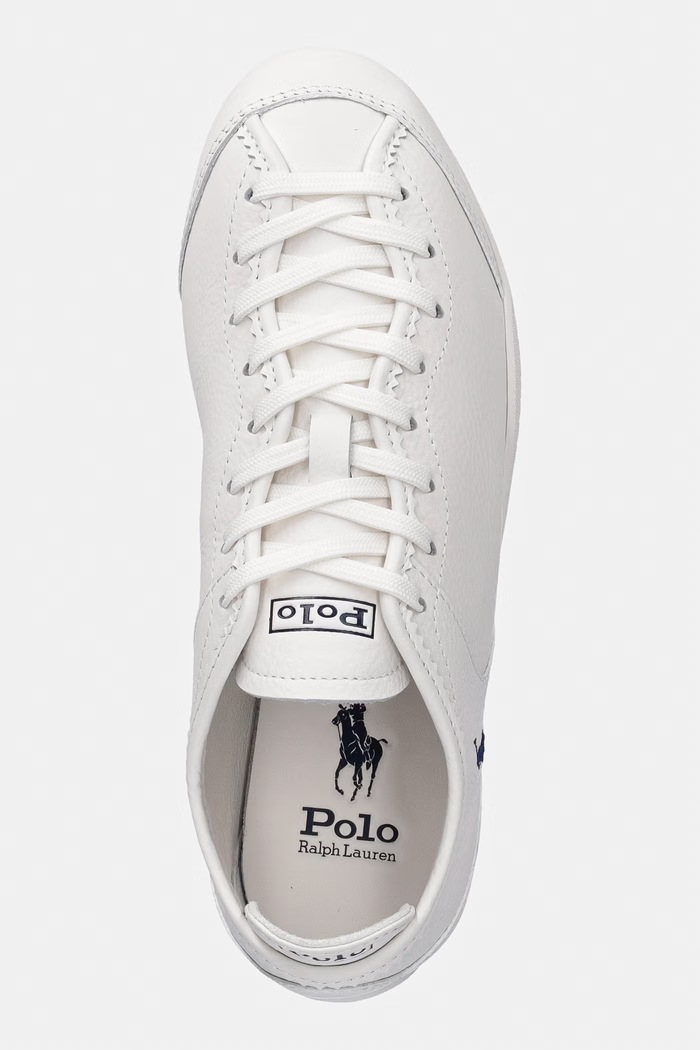 Lw Prfl Drv sneakersy damskie skórzane Polo Ralph Lauren 804P09132004.100 biały