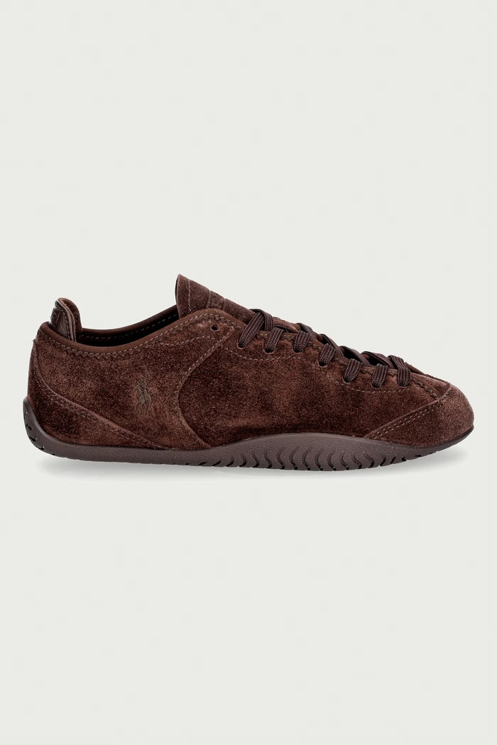 Polo Ralph Lauren Lw Prfl Drv sneakers boty dámské semišové 804P21059001.200 hnědá AW26