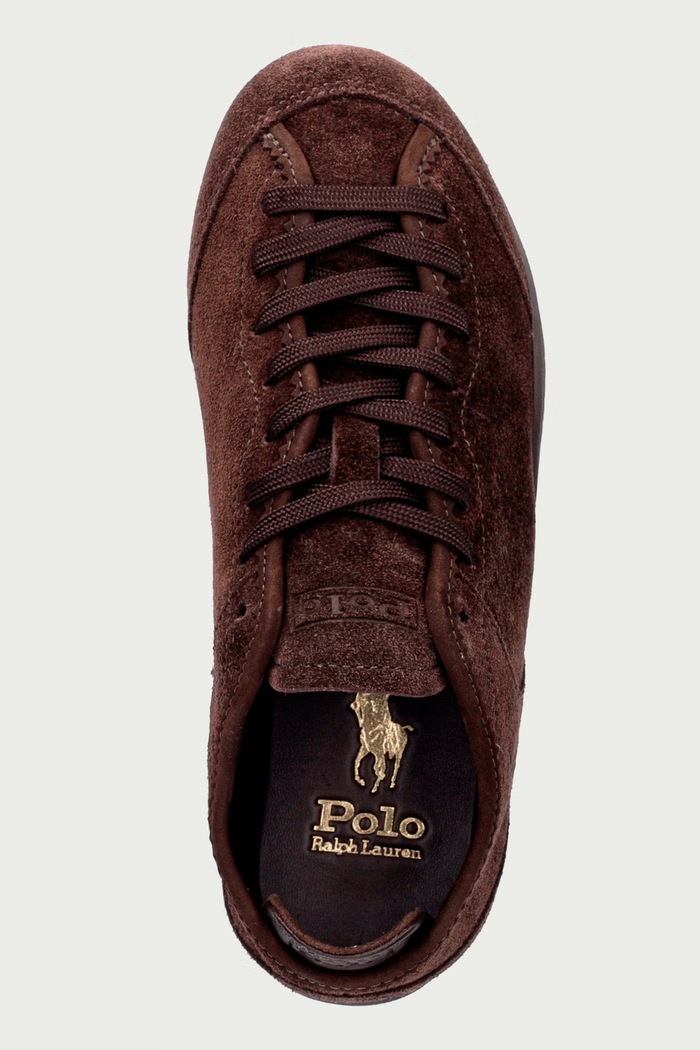 Polo Ralph Lauren Lw Prfl Drv sneakers boty dámské semišové hnědá 804P21059001.200
