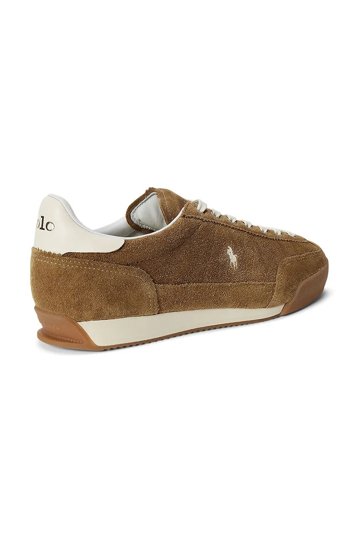 Cipők Polo Ralph Lauren Hester Pp sportcipő női velúr 804P18219002.270 barna