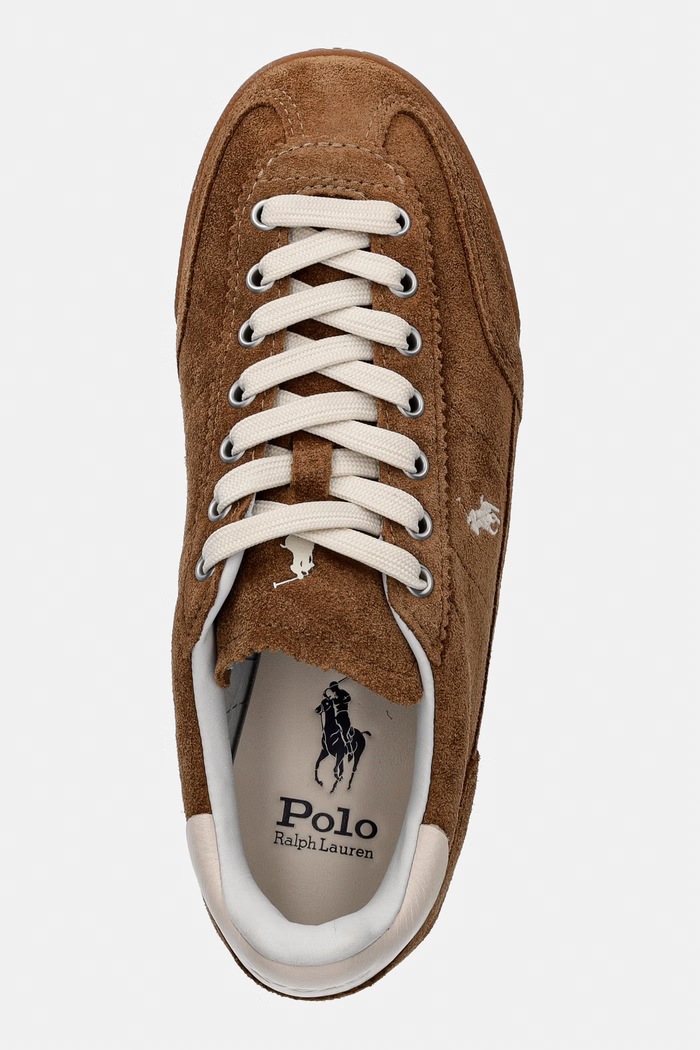 Polo Ralph Lauren Hester Pp sneakers dámske semišové hnedá 804P18219002.270