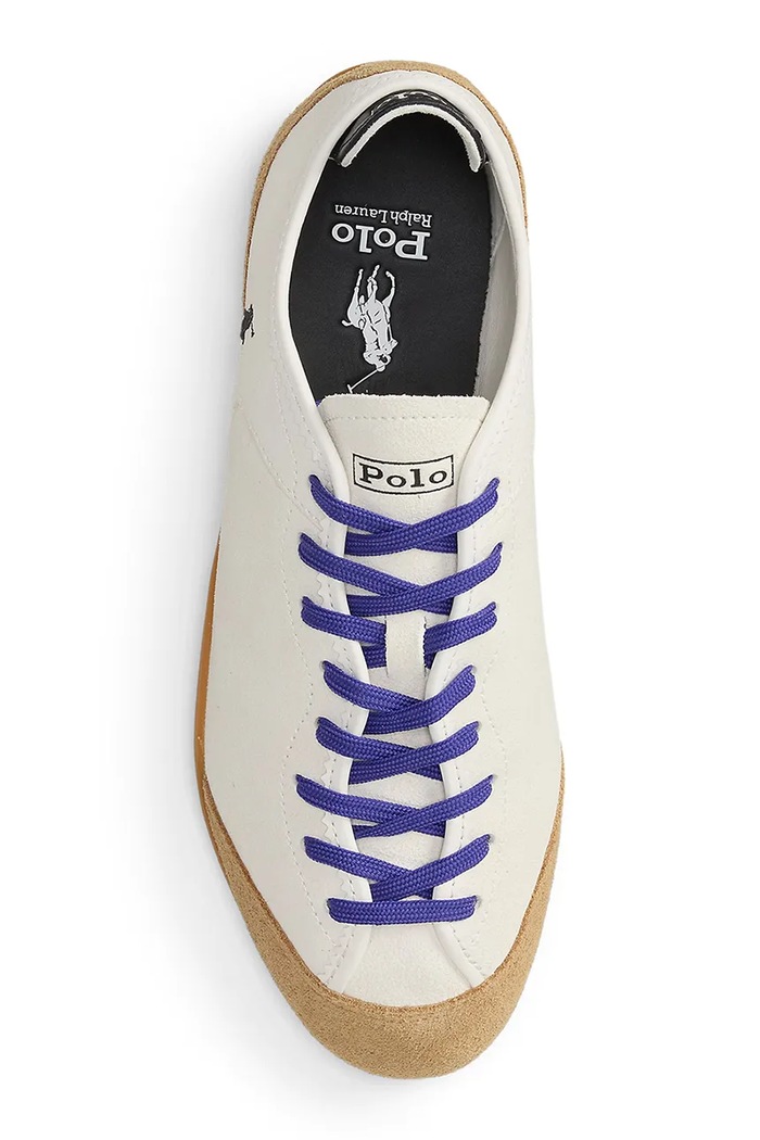 Obuća Polo Ralph Lauren Lw Prfl Drv tenisice za žene od brušene kože 804P15629006.100 bijela