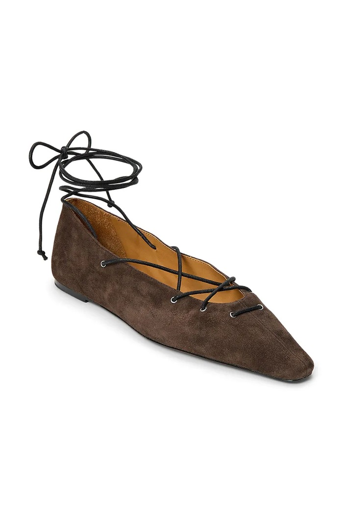 Polo Ralph Lauren baleríny semišové Lce Pnt Blt 818P15775001.200 hnedá AW26