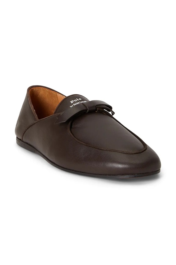 Polo Ralph Lauren λόφτερς γυναικεία δερμάτινα Pl Wlabe 818P11017003.200 καφέ AW26
